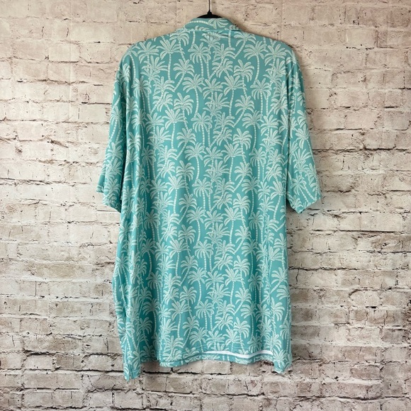 NWT Reyn Spooner 3XL Limited Issue Loulu Trail Performance Polo Shirt Nile Blue - Picture 6 of 6